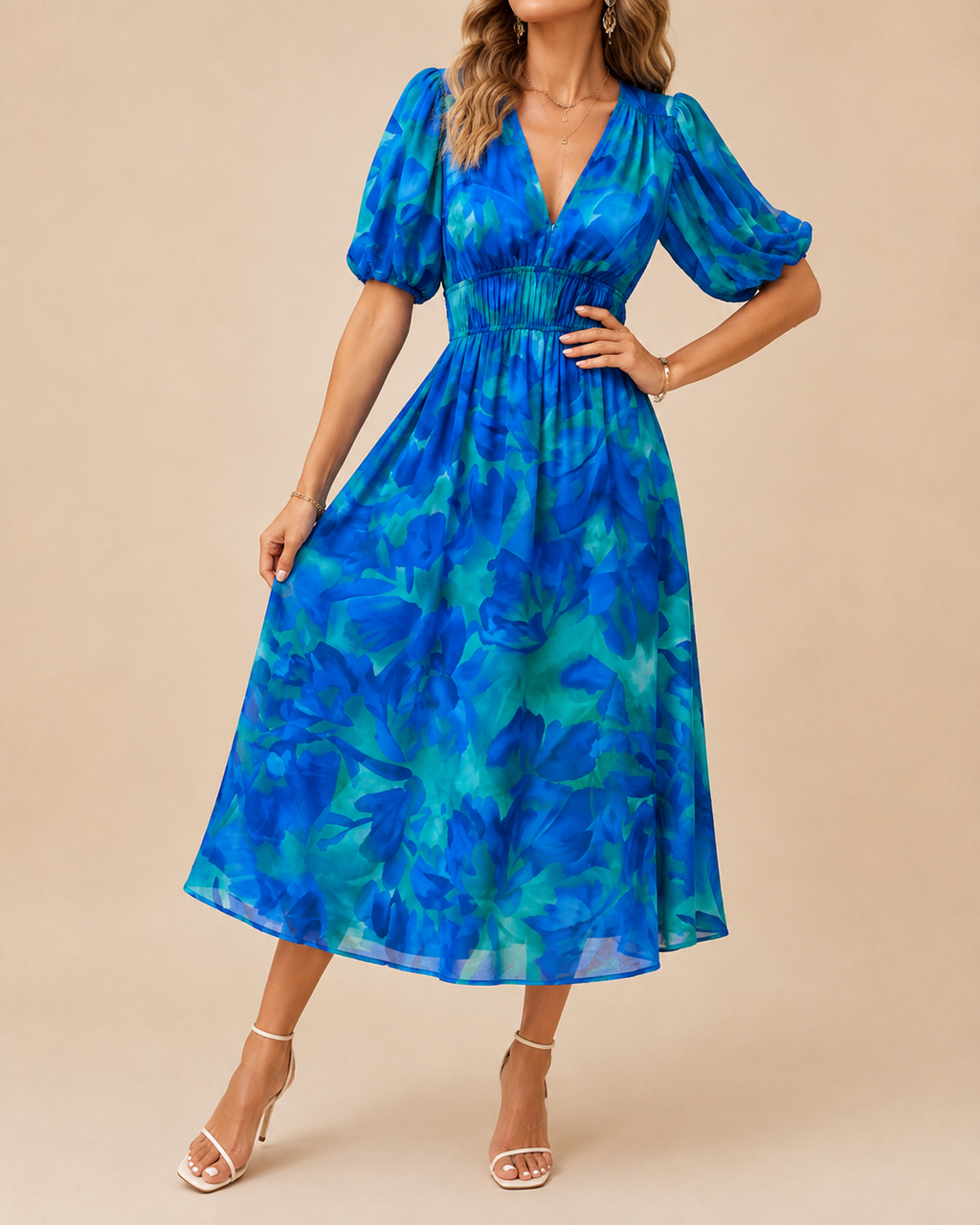 Maeve | Women's Vibrant Floral Midi Dress