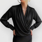 Tamsin | Women's Elegant Drape Blouse