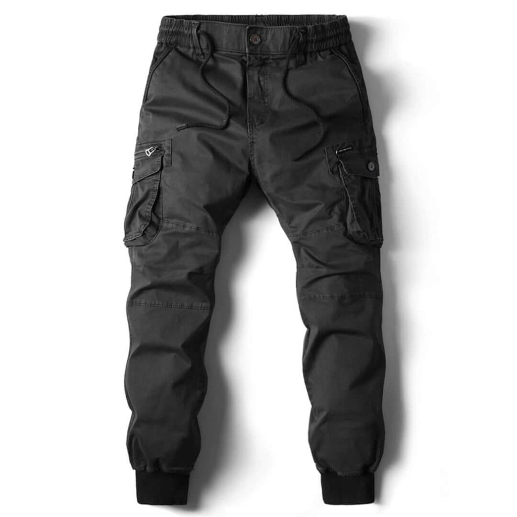 Idris | Men's Relaxed Fit Cargo Pants with Elastic Cuffs