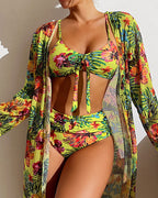 Zara | Women's Vibrant Floral Bikini Set
