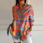 Elara | Women's Floral Boho Blouse