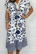 Soren | Women's Stylish Printed Midi Dress