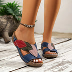 Priya | Women's Stylish Comfortable Sandals with Leaf Accent