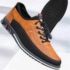 Jasper - Men's Lace-Up Casual Shoes with Contrast Sole