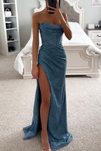 Tamsin | Women's Elegant Maxi Dress with Thigh-High Slit
