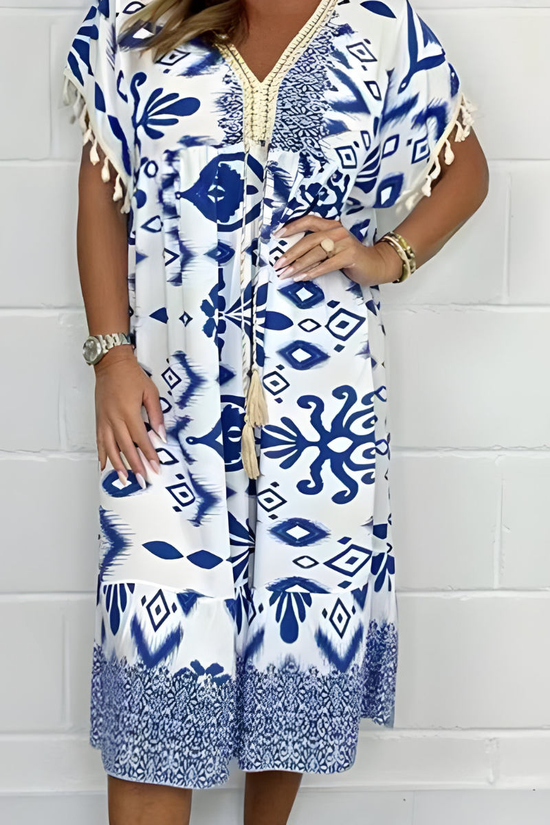 Soren | Women's Stylish Printed Midi Dress