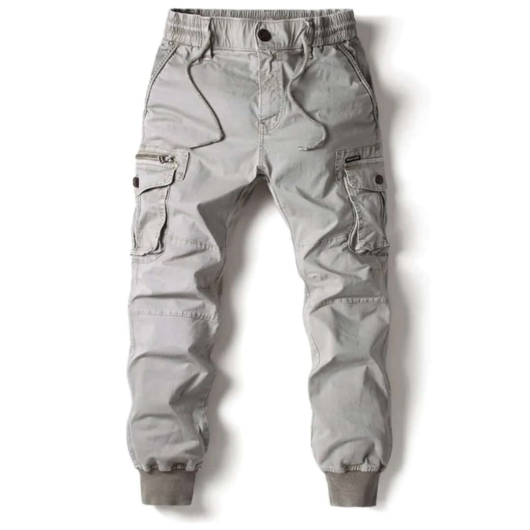 Idris | Men's Relaxed Fit Cargo Pants with Elastic Cuffs