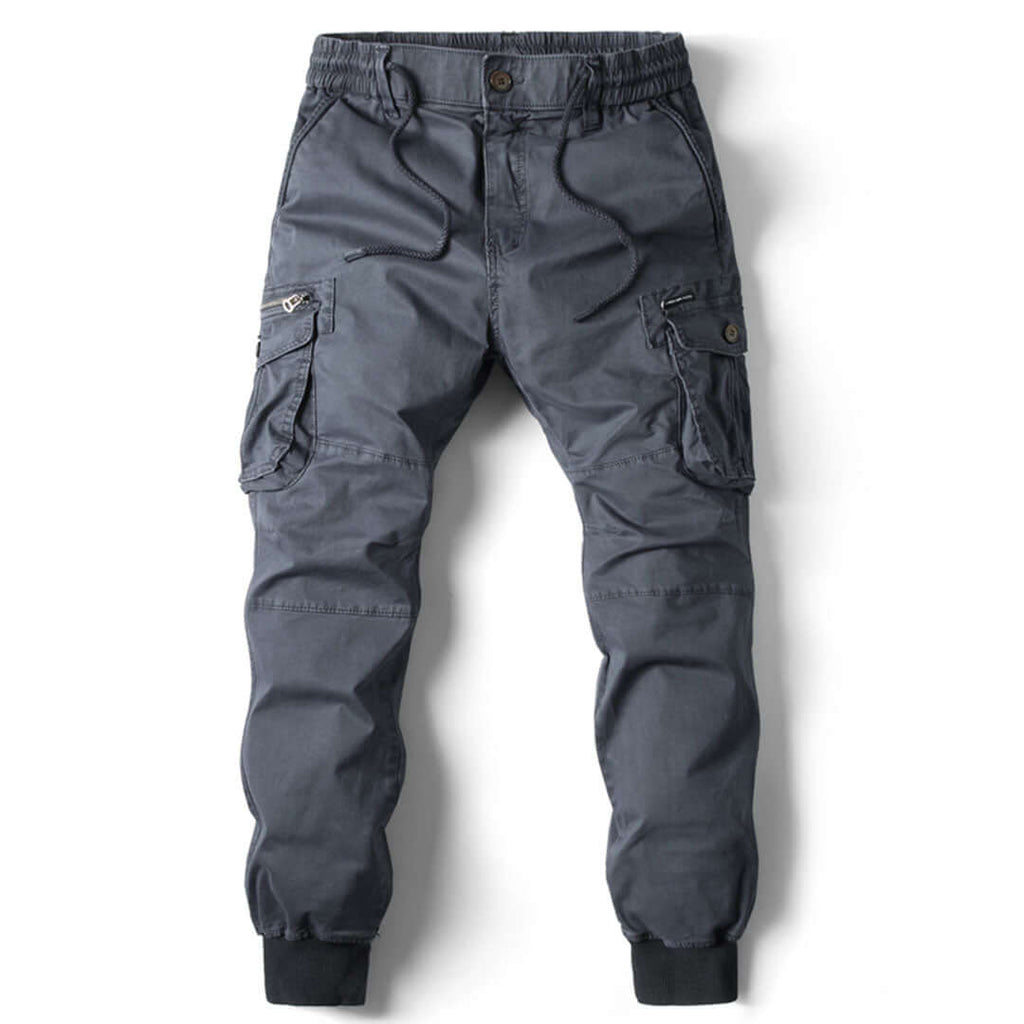 Idris | Men's Relaxed Fit Cargo Pants with Elastic Cuffs