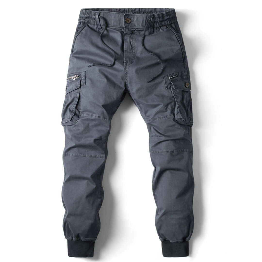 Idris | Men's Relaxed Fit Cargo Pants with Elastic Cuffs