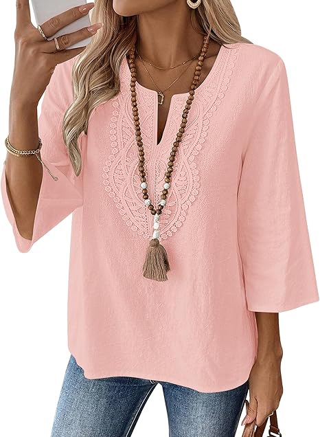 Isla | Women's Boho Embroidered Tunic Top