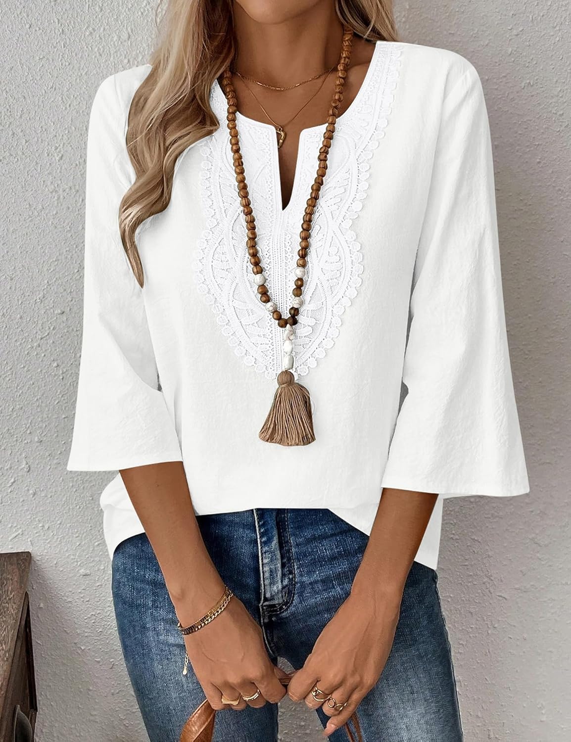 Isla | Women's Boho Embroidered Tunic Top