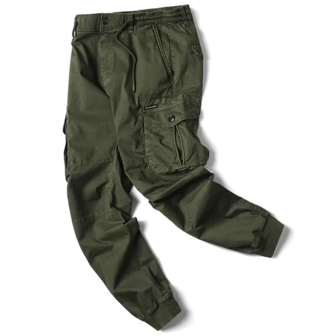 Idris | Men's Relaxed Fit Cargo Pants with Elastic Cuffs