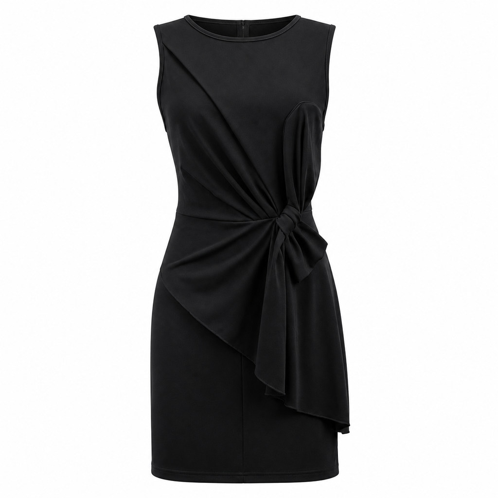 Remi | Women's Elegant Cocktail Dress with Front Knot