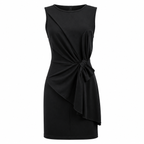 Remi | Women's Elegant Cocktail Dress with Front Knot
