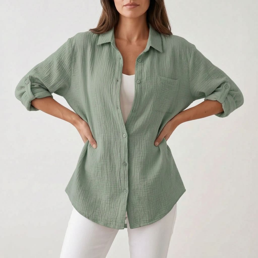 Aerish - Relaxed Fit Button Down Shirt