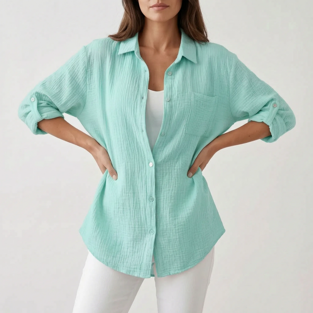 Aerish - Relaxed Fit Button Down Shirt