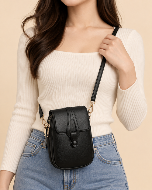 Amara | Women's Chic Crossbody Bag with Flap Closure