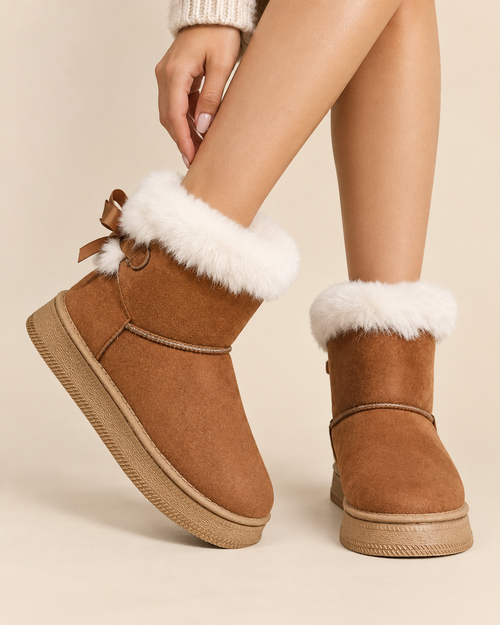 Anwen | Women's Cozy Fur-Trimmed Winter Boots