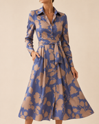 Astrid | Women's Elegant Long Sleeve Maxi Dress