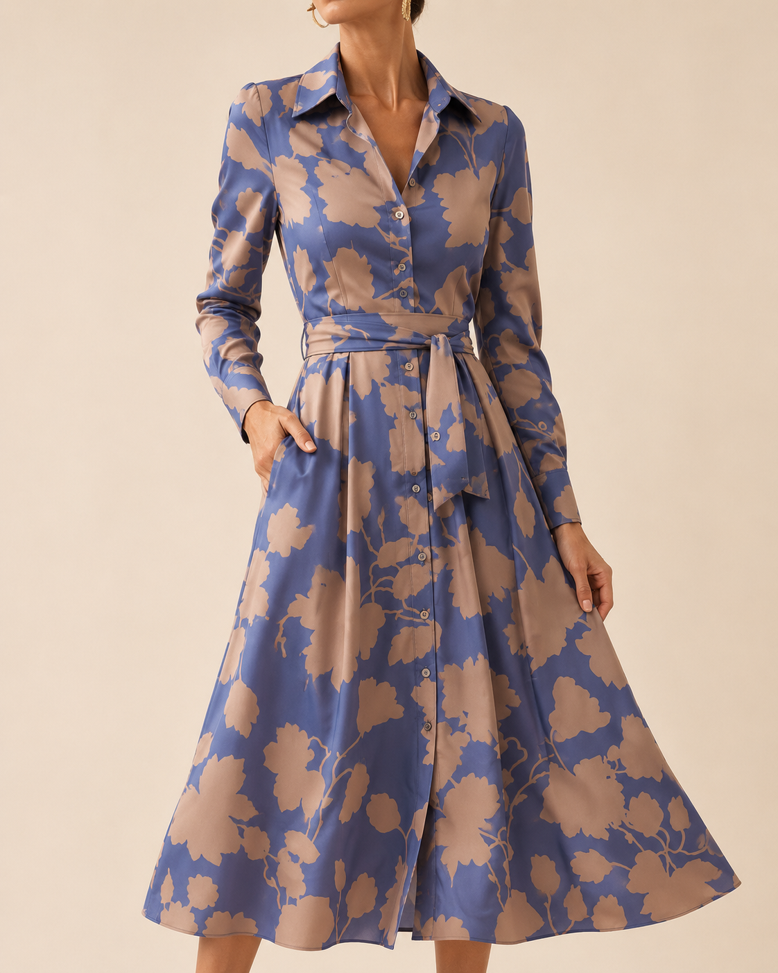 Astrid | Women's Elegant Long Sleeve Maxi Dress