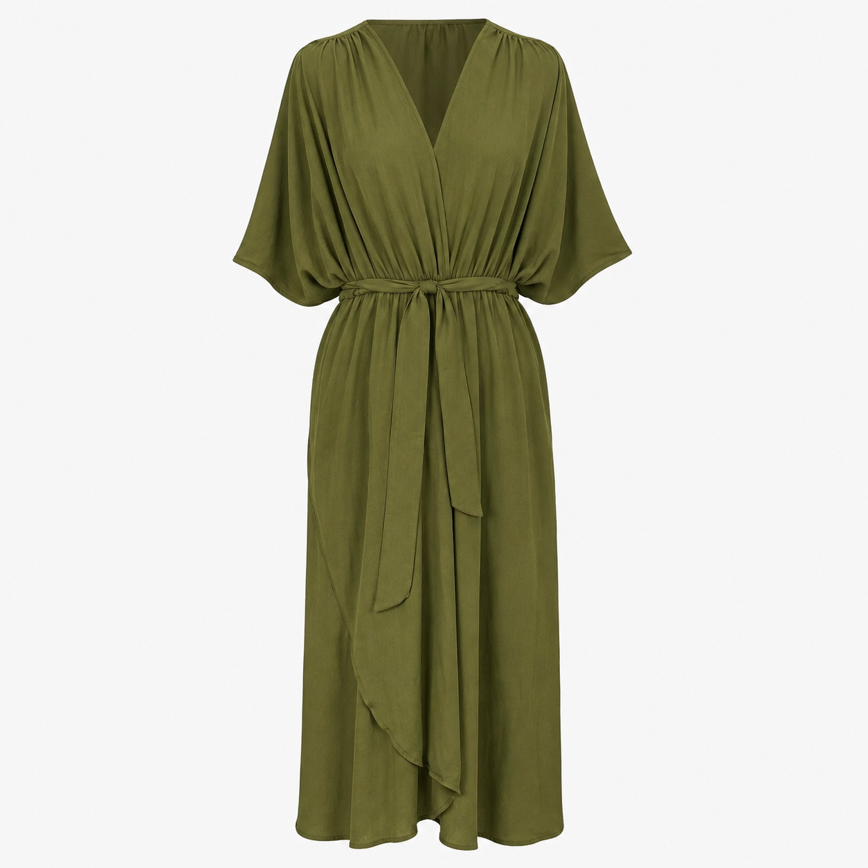 Isla | Women's Elegant Tie-Waist Maxi Dress