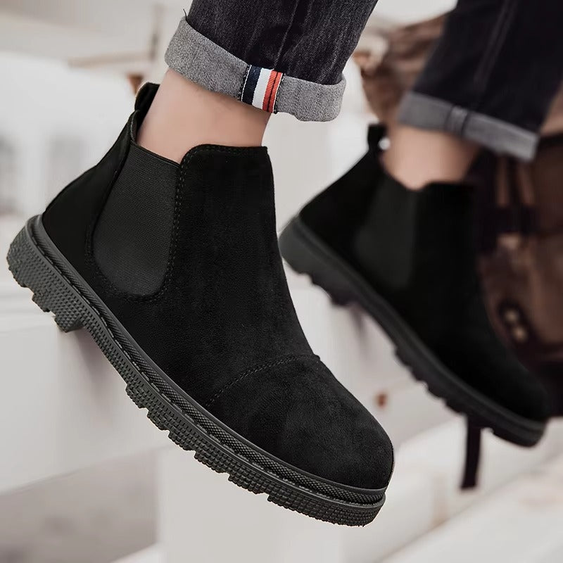 Soren - Men's Stylish Faux Suede Chelsea Boots