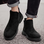 Soren - Men's Stylish Faux Suede Chelsea Boots