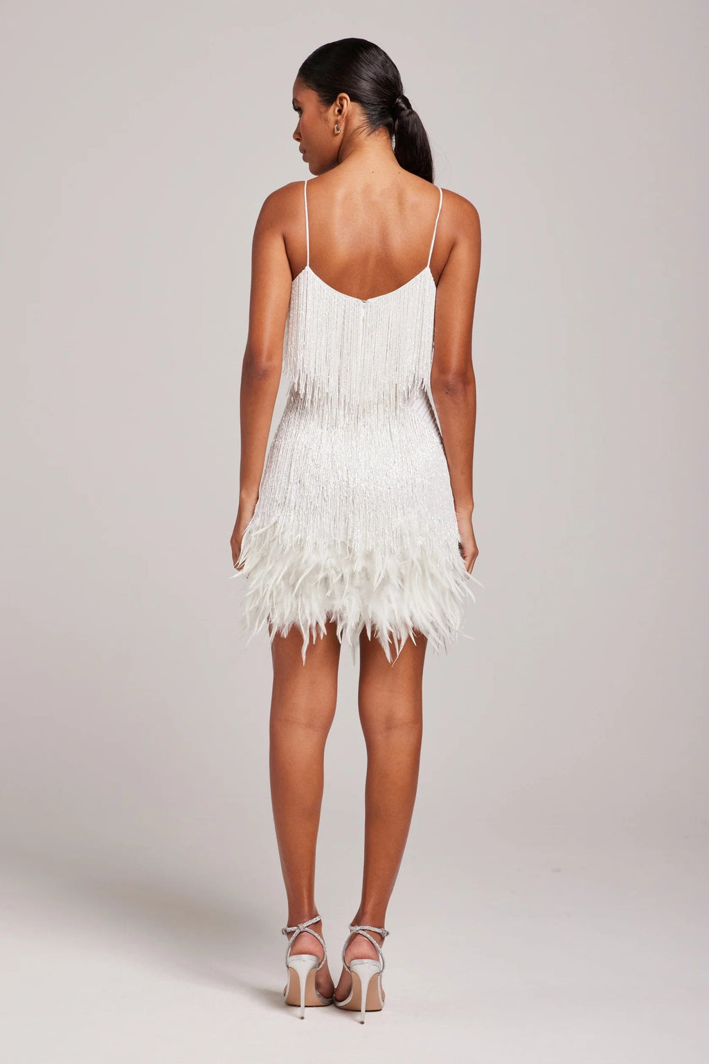 Marlowe | Women's Elegant Feathered Cocktail Dress