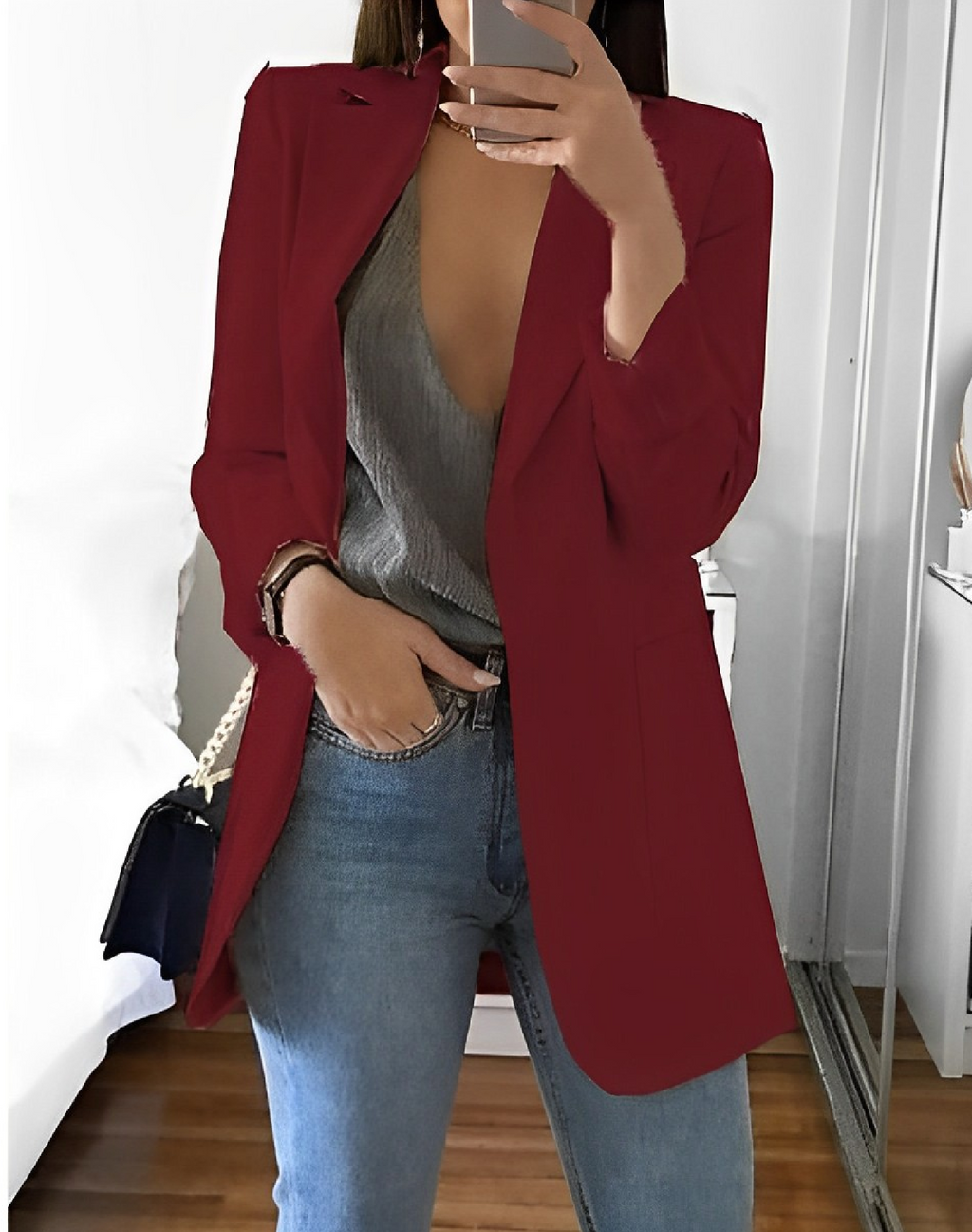 Elodie | Women's Casual Longline Blazer