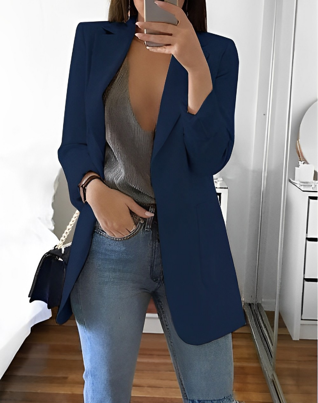 Elodie | Women's Casual Longline Blazer