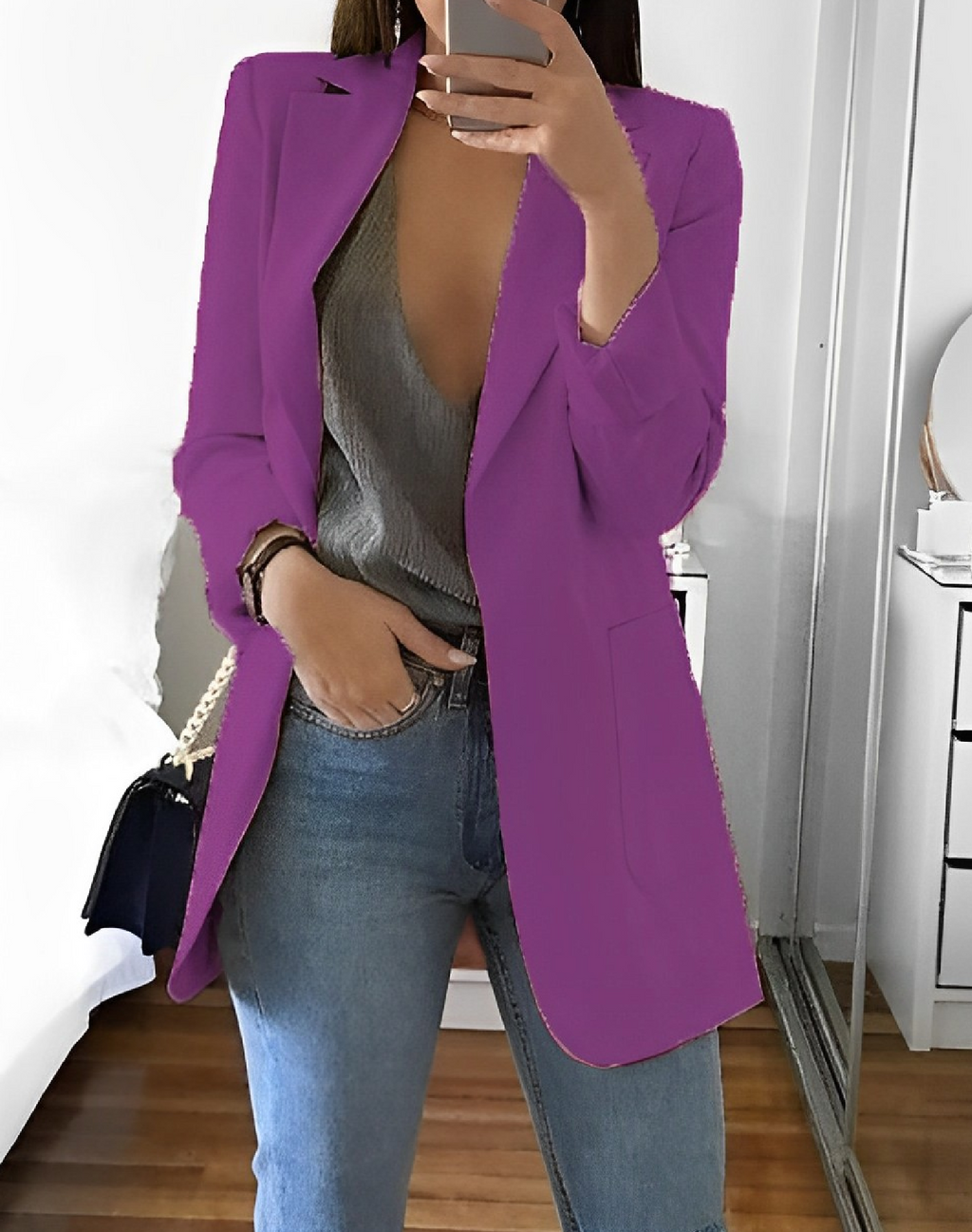 Elodie | Women's Casual Longline Blazer