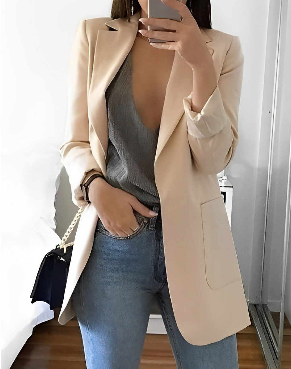 Elodie | Women's Casual Longline Blazer