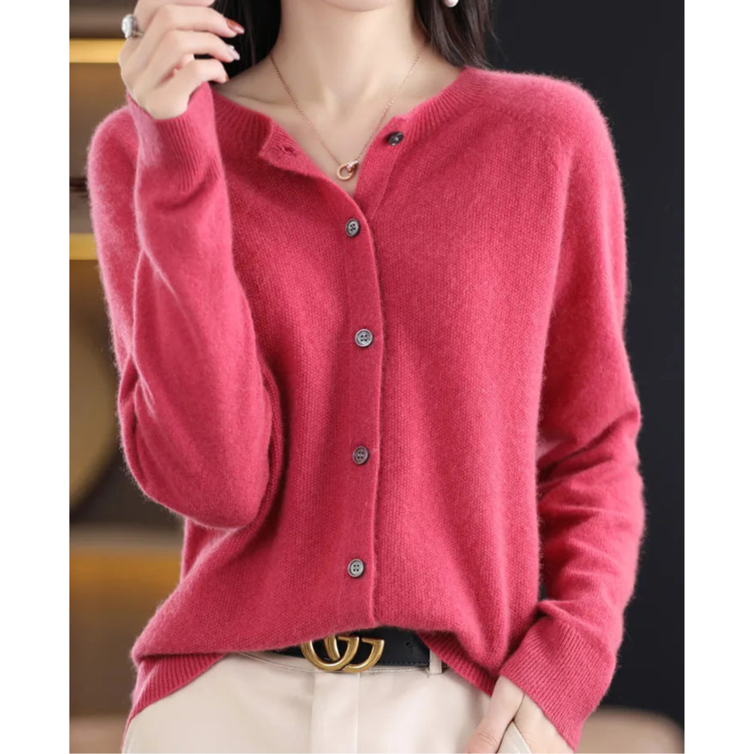 Sienna | Women's Cozy Button-Up Cardigan