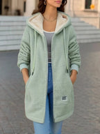 Remi | Women's Cozy Fleece Hoodie with Soft Sherpa Lining