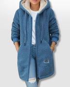 Remi | Women's Cozy Fleece Hoodie with Soft Sherpa Lining