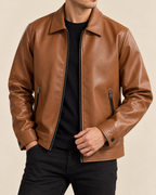 Dorian | Men's Classic Faux Leather Jacket