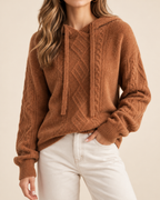Elara | Women's Cozy Pullover Hoodie Sweater