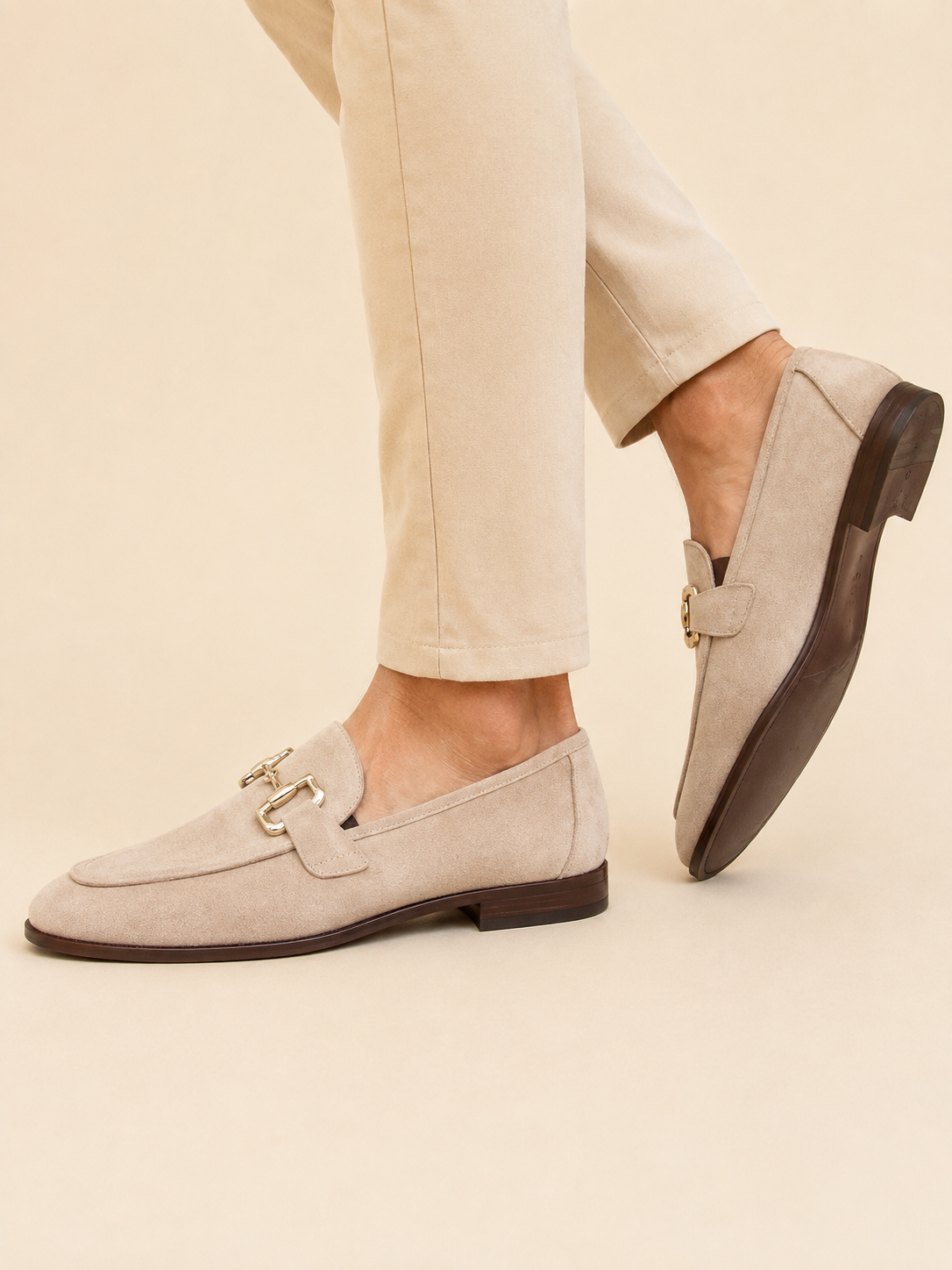 Graham | Men's Classic Loafers with Buckle Detail