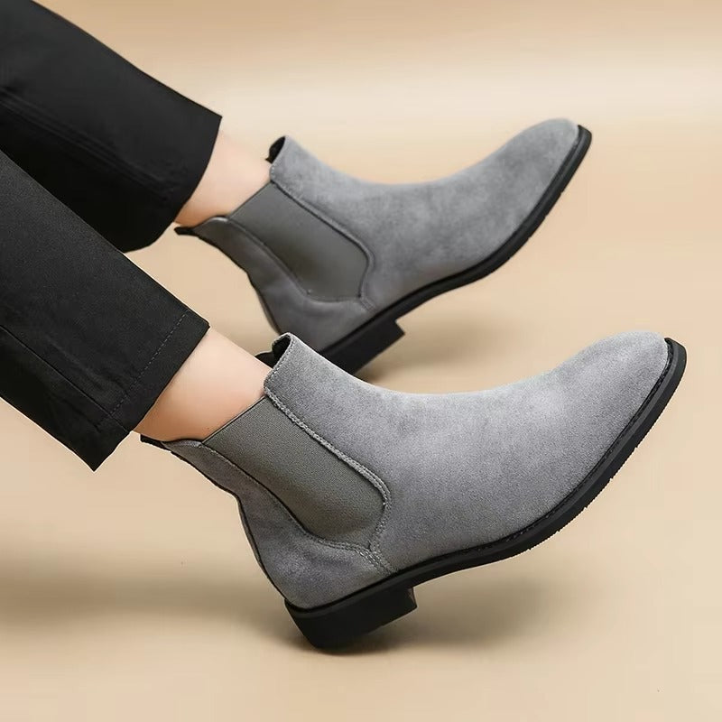 Jareth - Men's Classic Gray Chelsea Boots