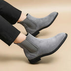 Jareth - Men's Classic Gray Chelsea Boots