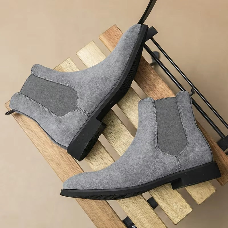 Jareth - Men's Classic Gray Chelsea Boots