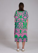 Lennox | Women's Floral Midi Dress with Relaxed Fit
