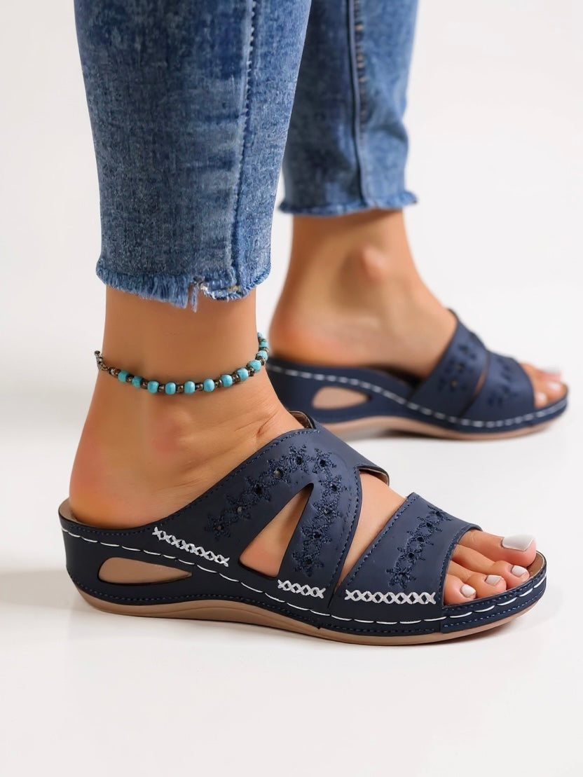 Wren | Women's Orthopedic Slide Sandals