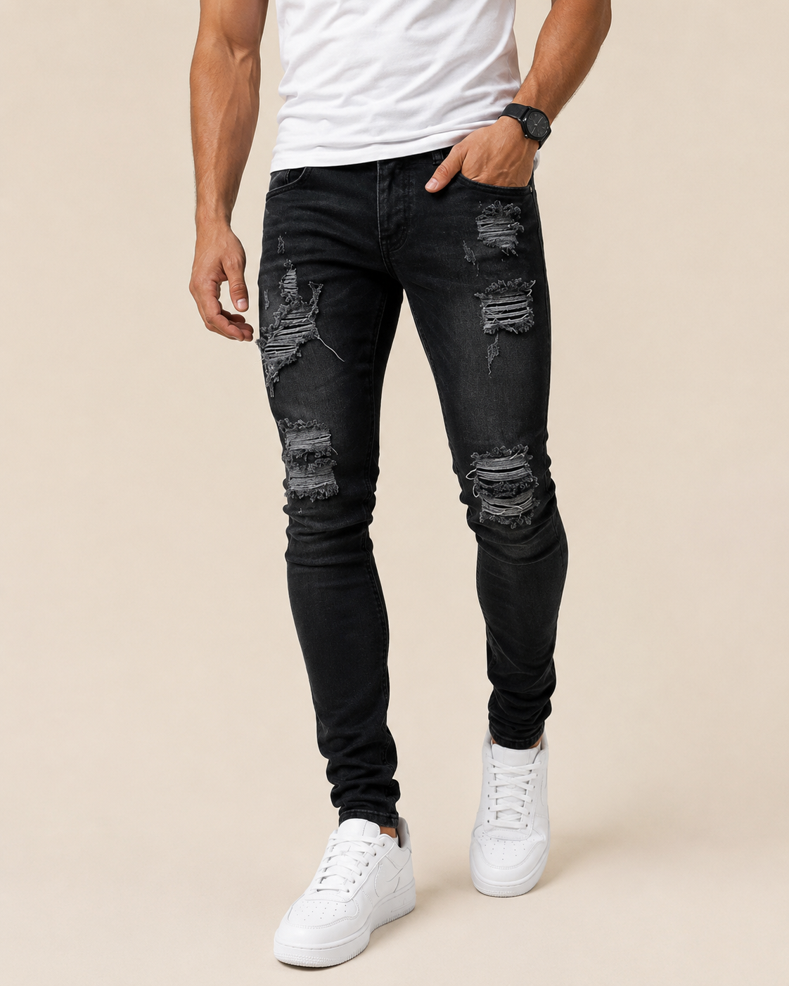 Jaxon | Men's Ripped Skinny Jeans