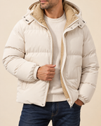 Jude | Men's Cozy Hooded Puffer Jacket