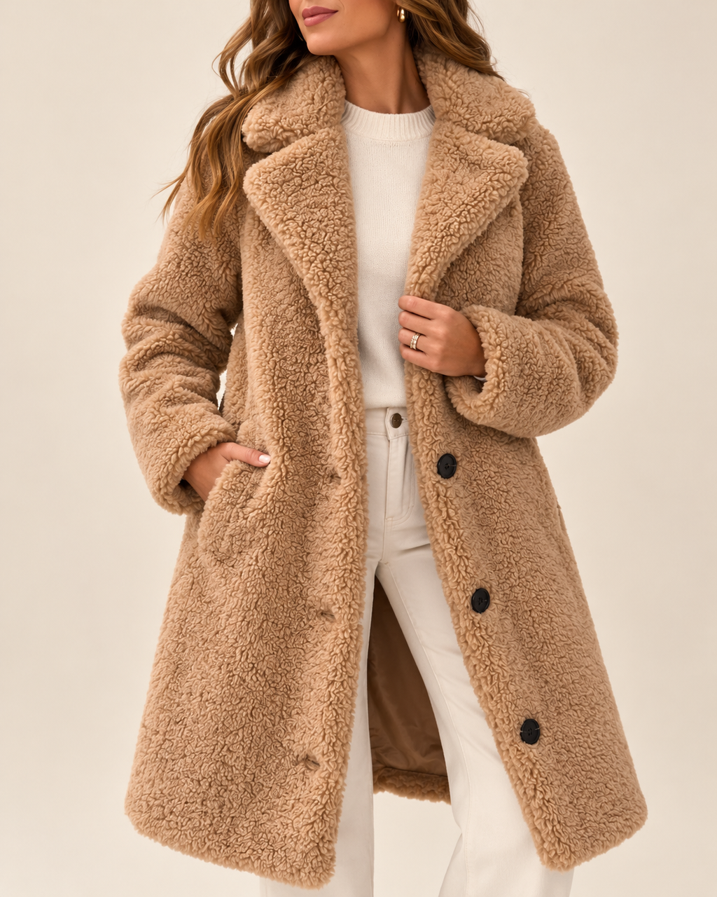 Kiera | Women's Cozy Teddy Winter Jacket