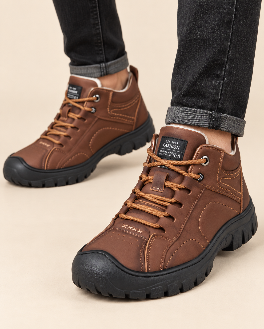 Lucian | Men's Winter Boots with Fleece Lining