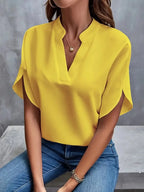 Remi | Women's Relaxed V Neck Blouse