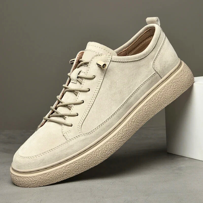 Idris - Men's Casual Faux Suede Lace Sneakers