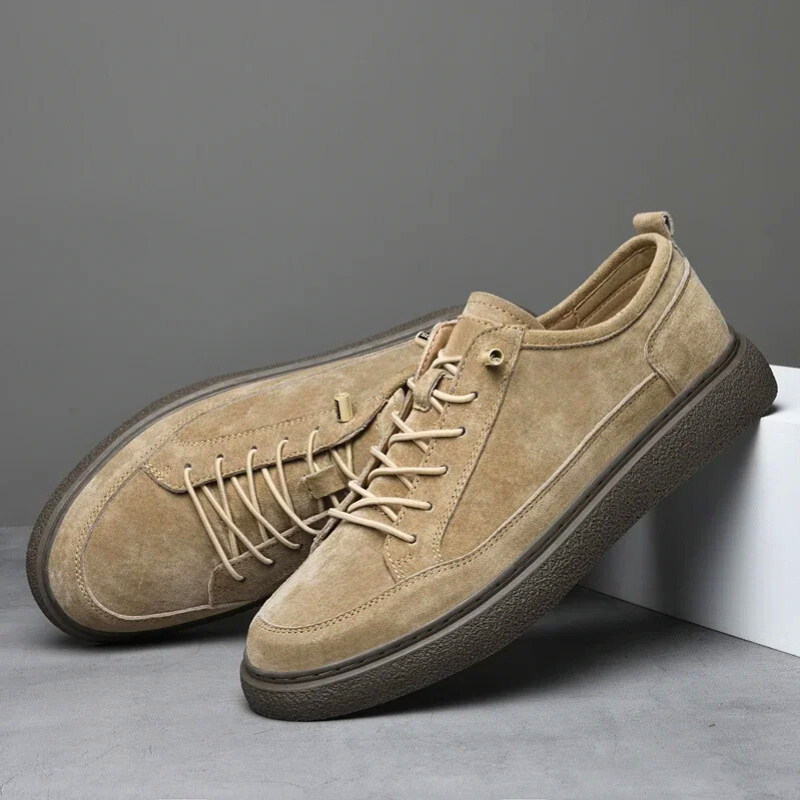 Idris - Men's Casual Faux Suede Lace Sneakers